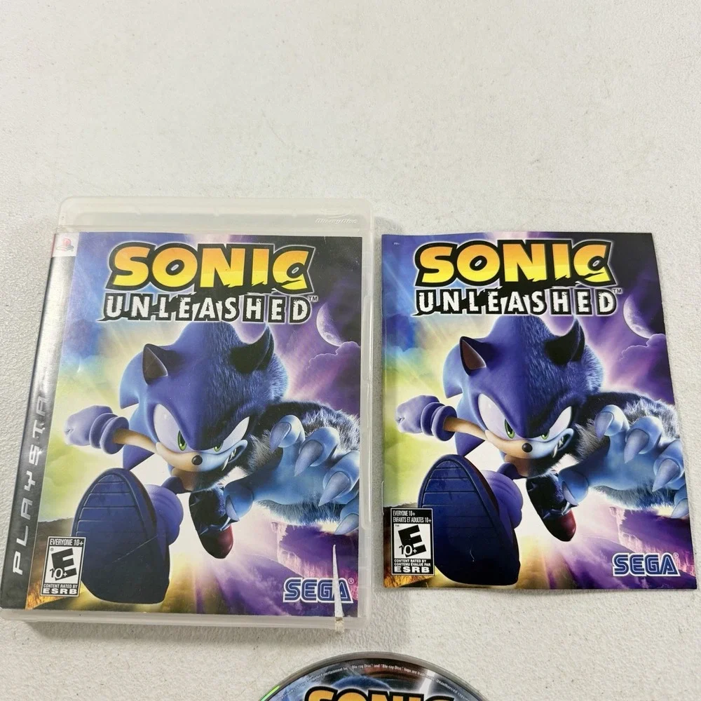 Sonic Unleashed (Sony PlayStation 3, 2008) PS3 Complete CIB TESTED WORKING